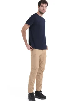 T-Shirts & Baselayers-Icebreaker Mens Merino 150 Tech Lite III SS Tee - Midnight Navy