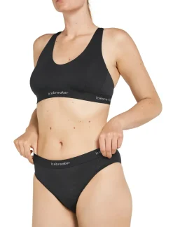 Underwear-Icebreaker Womens 125 Cool-Lite Sprite Hipster - Black
