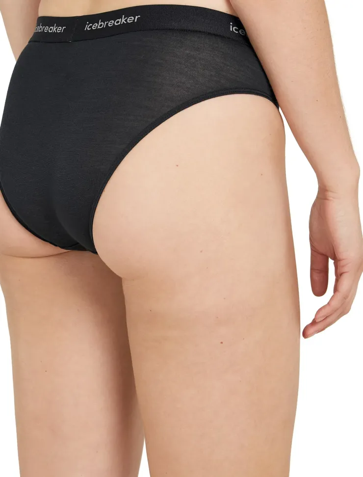 Underwear-Icebreaker Womens 125 Cool-Lite Sprite Hipster - Black