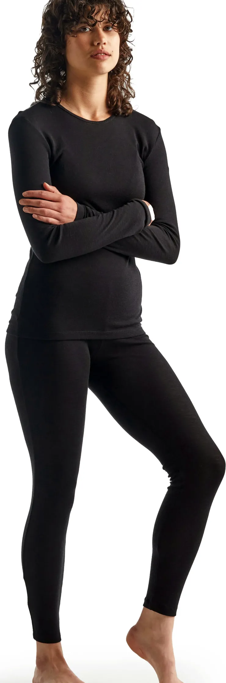 Trousers & Leggings-Icebreaker Womens 175 Everyday Leggings - Black