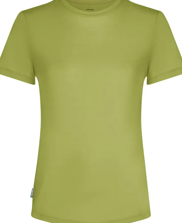 T-Shirts & Baselayers-Icebreaker Womens Merino 125 Cool-Lite Sphere III SS Tee - Olive