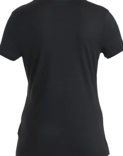 T-Shirts & Baselayers-Icebreaker Womens Merino 150 Tech Lite III SS Tee - Black