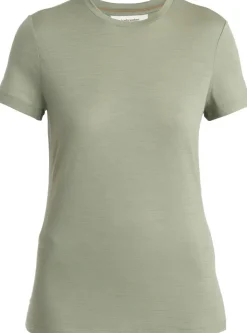 T-Shirts & Baselayers-Icebreaker Womens Merino 150 Tech Lite III SS Tee - Lichen