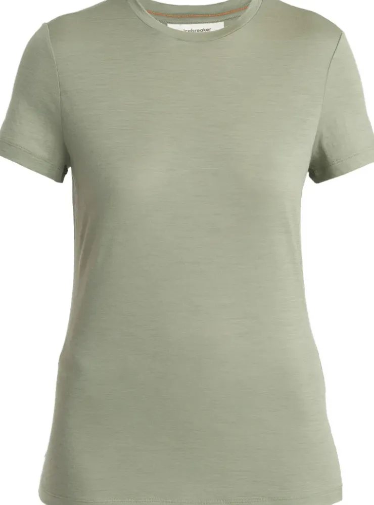 T-Shirts & Baselayers-Icebreaker Womens Merino 150 Tech Lite III SS Tee - Lichen