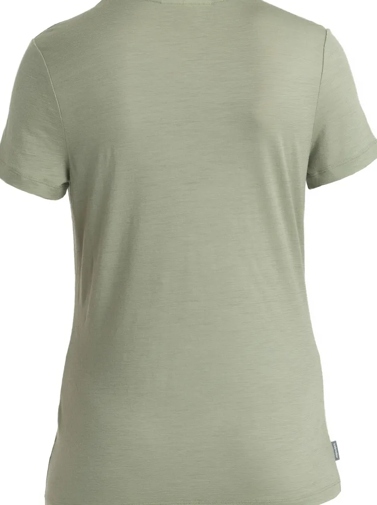 T-Shirts & Baselayers-Icebreaker Womens Merino 150 Tech Lite III SS Tee - Lichen