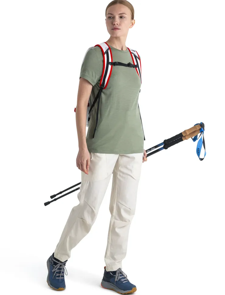 T-Shirts & Baselayers-Icebreaker Womens Merino 150 Tech Lite III SS Tee - Lichen