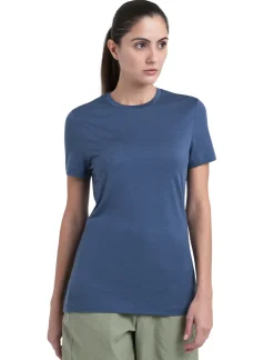 T-Shirts & Baselayers-Icebreaker Womens Merino 150 Tech Lite III SS Tee - Dawn