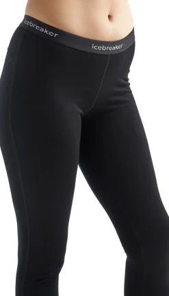 Trousers & Leggings-Icebreaker Womens 200 Oasis Leggings - Black
