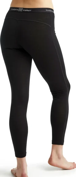 Trousers & Leggings-Icebreaker Womens 200 Oasis Leggings - Black