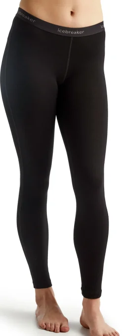 Trousers & Leggings-Icebreaker Womens 260 Tech Leggings - Black