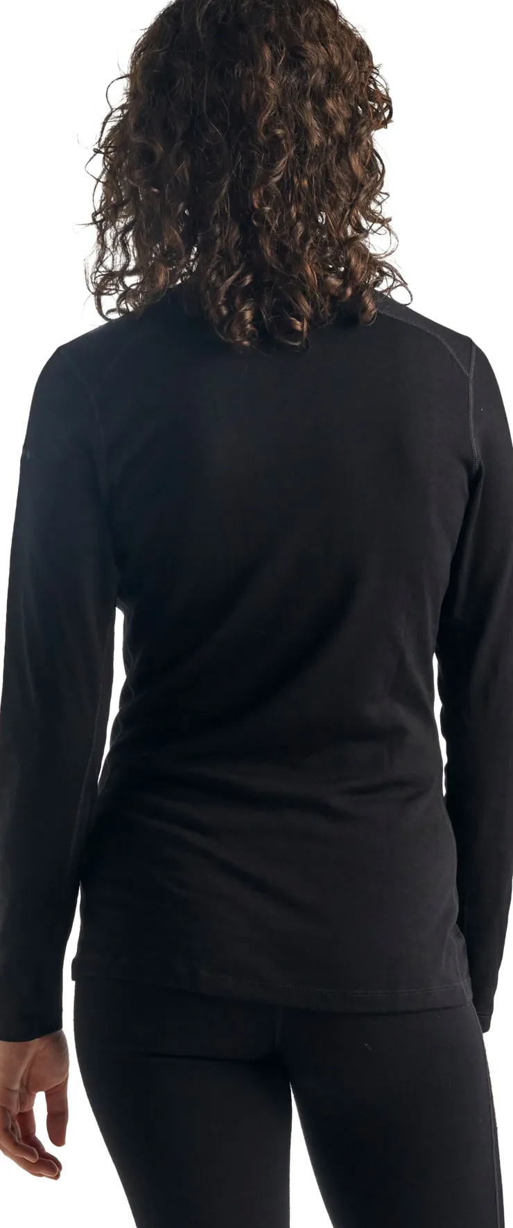 T-Shirts & Baselayers-Icebreaker Womens 260 Tech Long Sleeved Crewe Top - Black