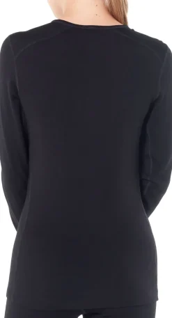 T-Shirts & Baselayers-Icebreaker Womens 260 Tech LS Crewe - Midnight Navy
