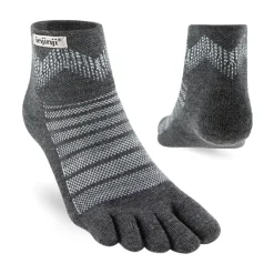 Socks|Socks-Injinji Unisex Outdoor Midweight Merino Mini Crew Toe Socks - Slate