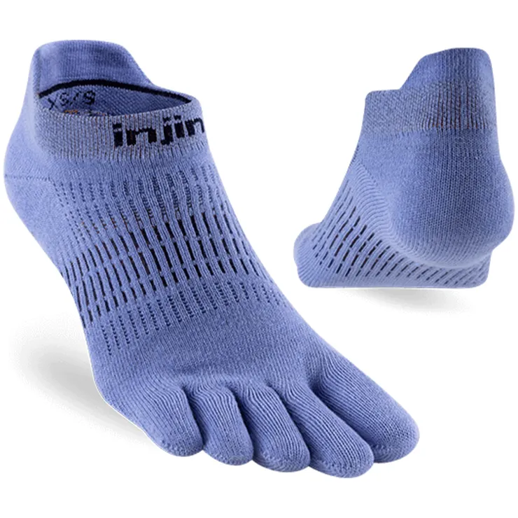 Socks|Socks-Injinji Womens Run Lightweight No Show Toe Socks - Bluebell
