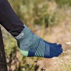 Socks|Socks-Injinji Womens Trail Midweight Mini Crew Toe Socks - Stargazer