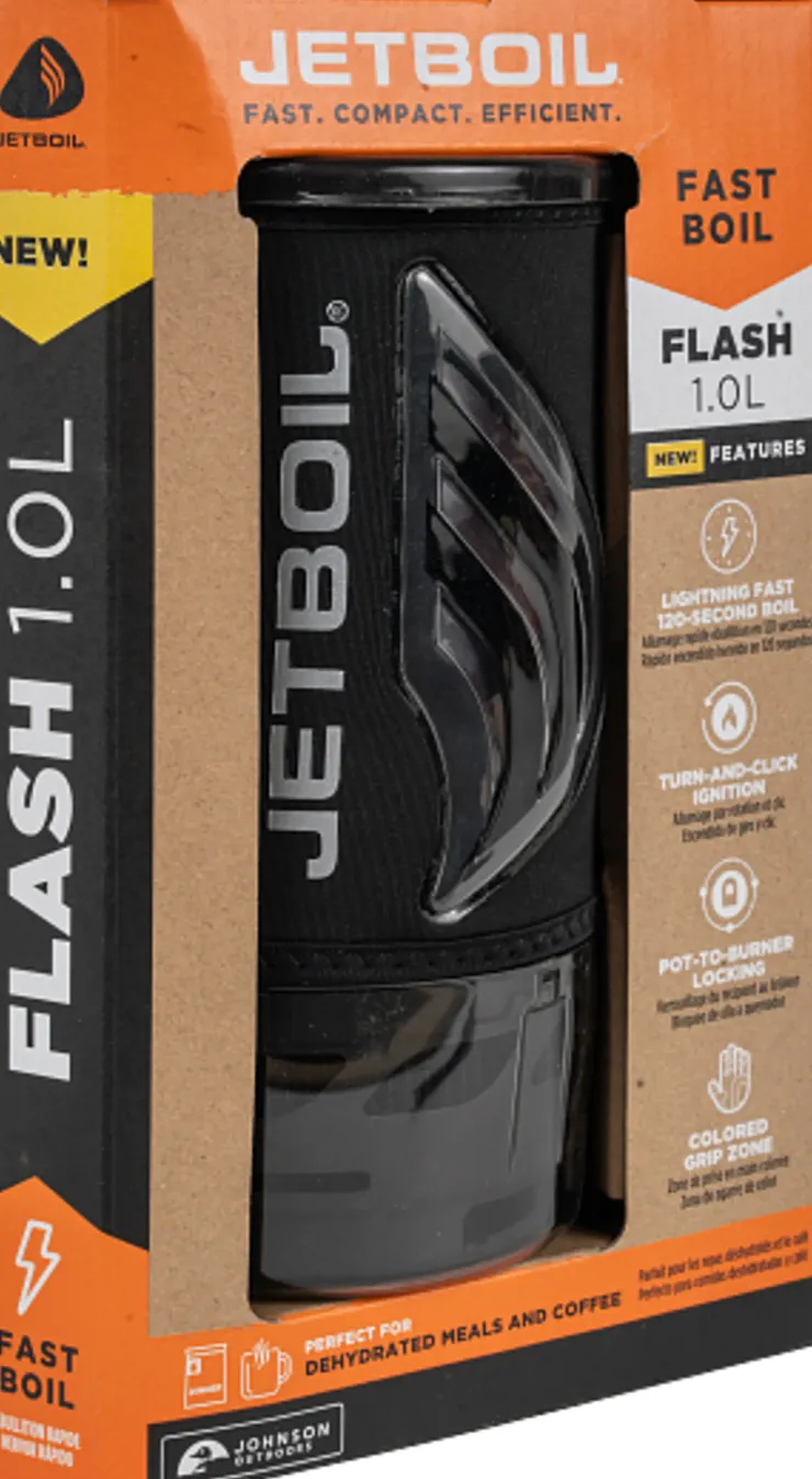 Lightweight Stoves-Jetboil Flash 1.0L Cooking System - Carbon