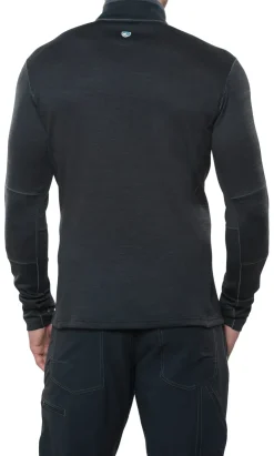 Fleece & Mid Layer-Kuhl Mens Ryzer Sweater - Black-Koal