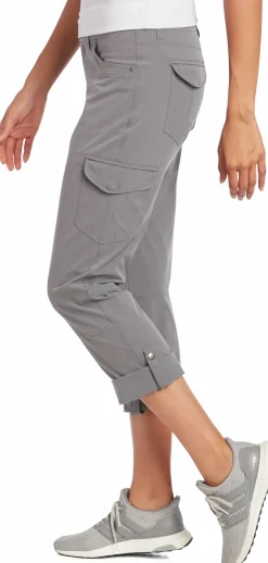 Trousers & Leggings-Kuhl Womens FreeFlex Roll Up Pants - Flint