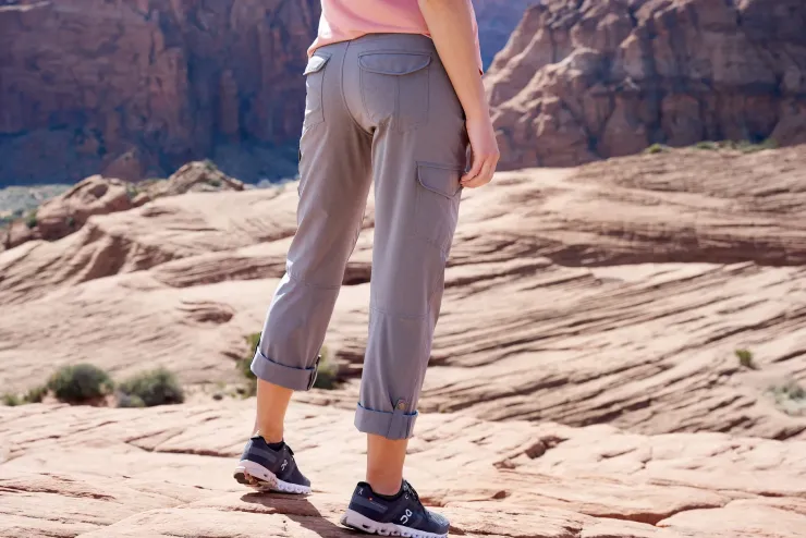 Trousers & Leggings-Kuhl Womens FreeFlex Roll Up Pants - Flint