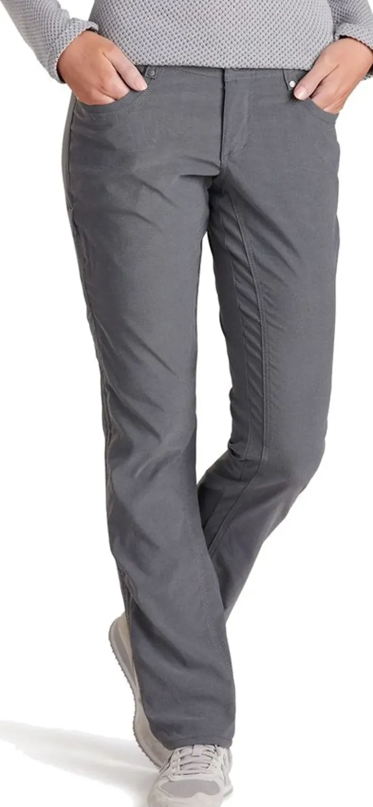 Trousers & Leggings-Kuhl Womens Trekr Pant - Short Leg - Charcoal
