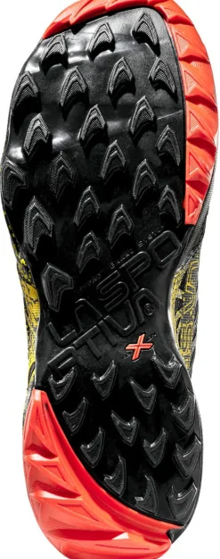 Hiking Shoes & Boots|Running Shoes-La Sportiva Mens Akasha II Running Shoe - Black-Yellow