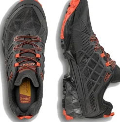 Hiking Shoes & Boots|Walking Shoes-La Sportiva Mens Akyra II GTX Shoes - Black-Cherry Tomato
