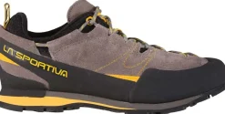 Hiking Shoes & Boots|Approach Shoes-La Sportiva Mens Boulder X Approach Shoes - Grey-Yellow