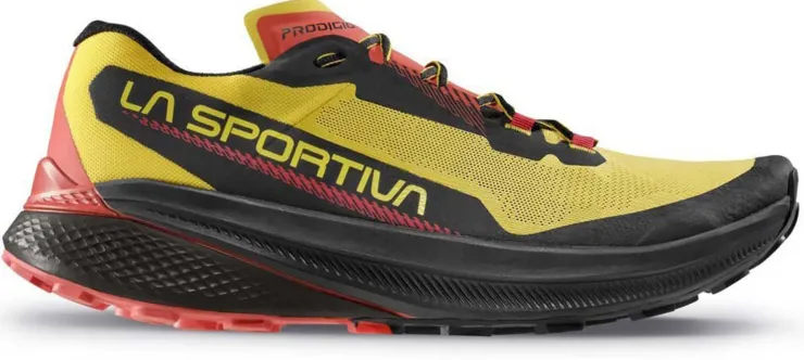 Hiking Shoes & Boots|Running Shoes-La Sportiva Mens Prodigio Trail Running Shoe - Yellow-Black