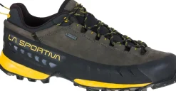 Hiking Shoes & Boots|Approach Shoes-La Sportiva Mens TX5 Low GTX Shoes - Carbon-Yellow