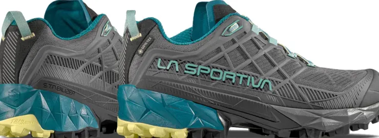 Hiking Shoes & Boots|Running Shoes-La Sportiva Womens Akyra II GTX Shoe - Carbon-Juniper