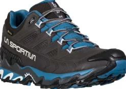 Walking Shoes-La Sportiva Womens Ultra Raptor II Leather GTX Shoes - Carbon-Atlantic