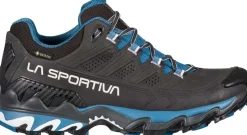 Walking Shoes-La Sportiva Womens Ultra Raptor II Leather GTX Shoes - Carbon-Atlantic