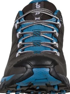 Walking Shoes-La Sportiva Womens Ultra Raptor II Leather GTX Shoes - Carbon-Atlantic