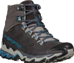 Mid Height Boots|Hiking Boots-La Sportiva Womens Ultra Raptor II Mid Leather GTX Boots - Carbon-Atlantic
