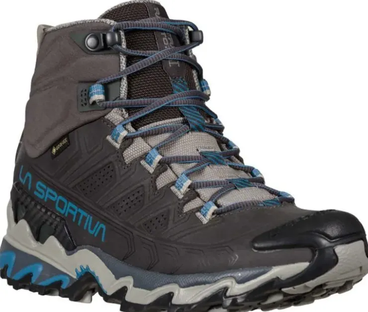 Mid Height Boots|Hiking Boots-La Sportiva Womens Ultra Raptor II Mid Leather GTX Boots - Carbon-Atlantic