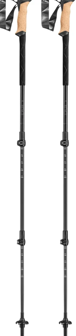 Walking Poles-Leki Black Series Carbon Poles - Pair