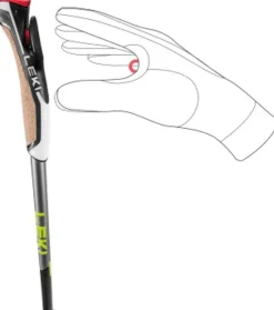 Walking Poles-Leki Traveller Alu Nordic Walking Poles - Pair