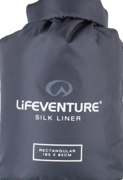 Sleep Accessories-Lifeventure Silk Sleeping Bag Liner - Rectangular