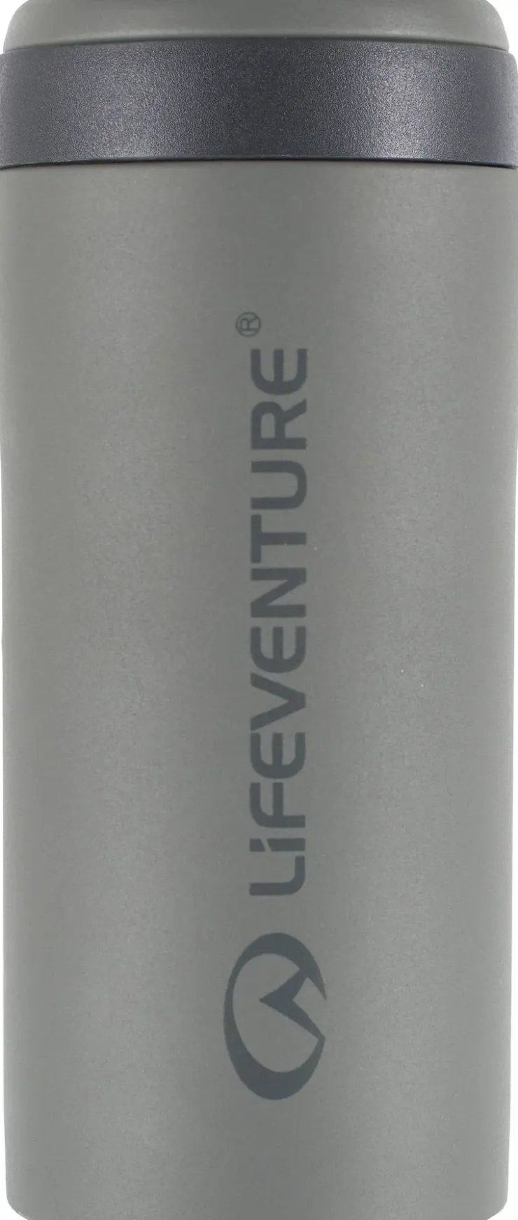 Coffee Mugs & Flasks-Lifeventure Thermal Mug - Matt Grey