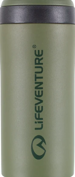 Coffee Mugs & Flasks-Lifeventure Thermal Mug - Matt Khaki
