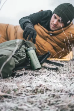 Coffee Mugs & Flasks-Lifeventure Thermal Mug - Matt Khaki