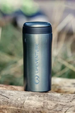 Coffee Mugs & Flasks-Lifeventure Thermal Mug - Tungsten