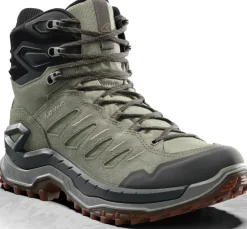 Hiking Shoes & Boots|Mid Height Boots-Lowa Mens Innovo GTX Mid Boots - Seaweed-Dune
