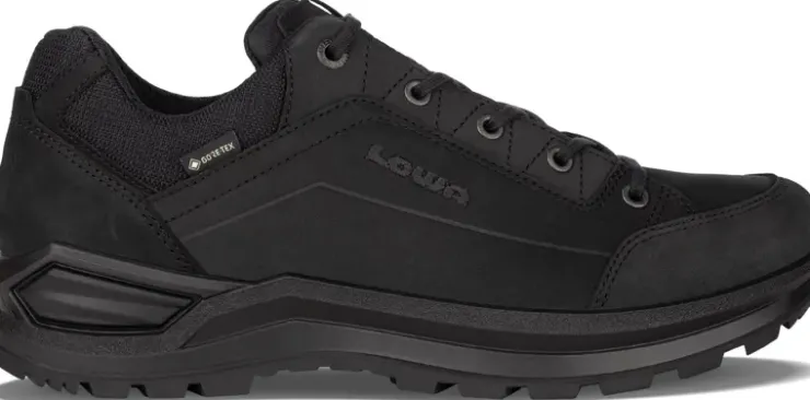 Hiking Shoes & Boots|Walking Shoes-Lowa Mens Renegade Evo GTX Lo Shoes - Black-Black