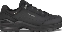 Walking Shoes-Lowa Mens Renegade GTX Lo Shoes - Black-Black