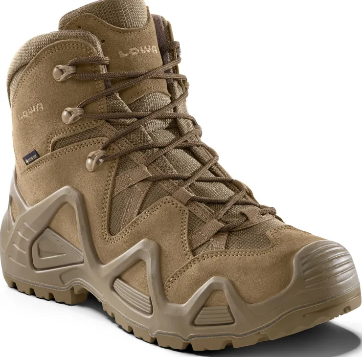 Hiking Shoes & Boots|Military Boots-Lowa Mens Zephyr GTX Mid TF Boots - Coyote OP