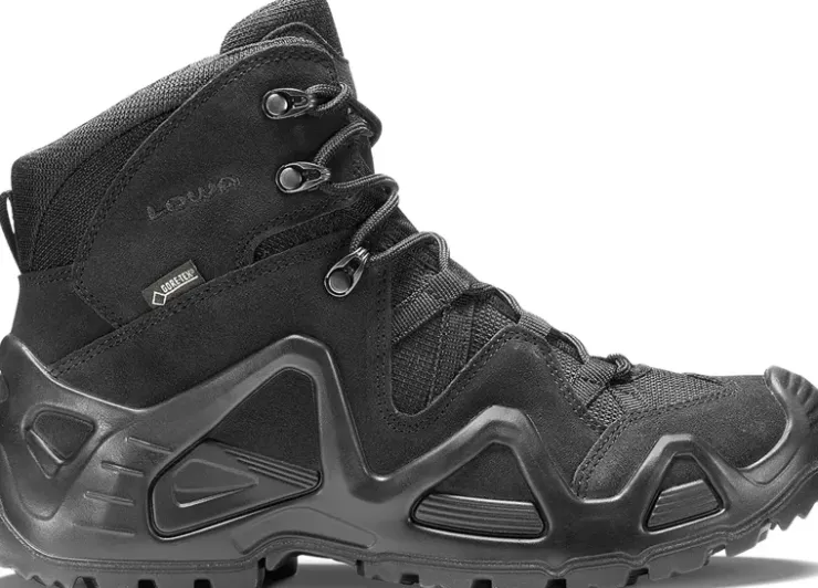 Hiking Shoes & Boots|Military Boots-Lowa Mens Zephyr GTX Mid TF Boots - Black
