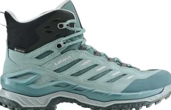 Hiking Shoes & Boots|Mid Height Boots-Lowa Womens Innovo GTX Mid Boots - Ice Blue-Light Blue