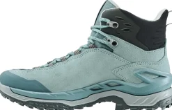 Hiking Shoes & Boots|Mid Height Boots-Lowa Womens Innovo GTX Mid Boots - Ice Blue-Light Blue