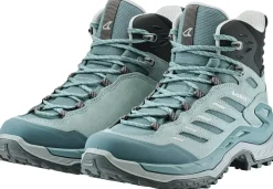 Hiking Shoes & Boots|Mid Height Boots-Lowa Womens Innovo GTX Mid Boots - Ice Blue-Light Blue